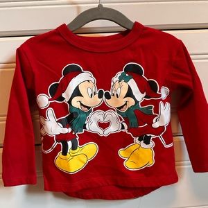Minnie and Mickey Mouse Holiday Shirt